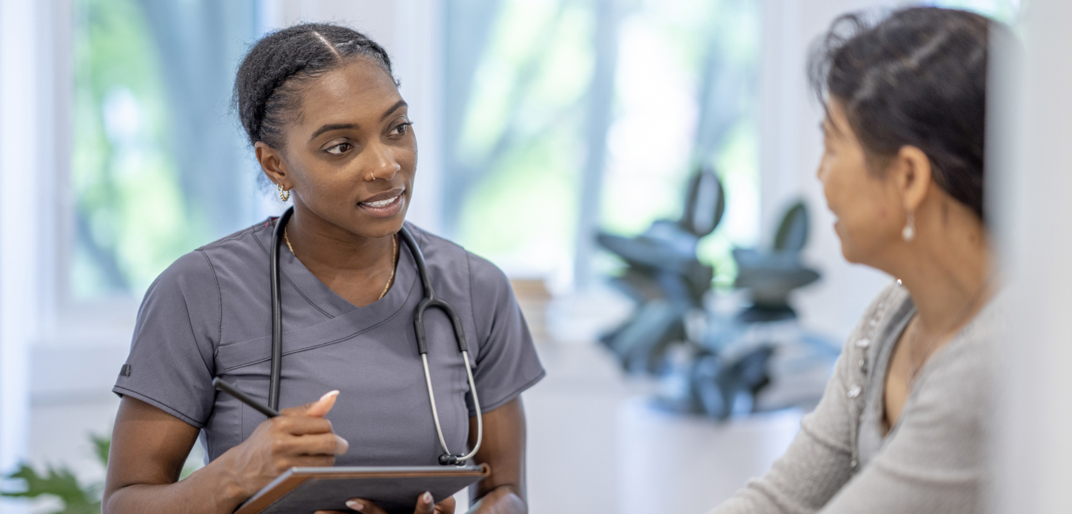 Homecare Nurse with a Patient